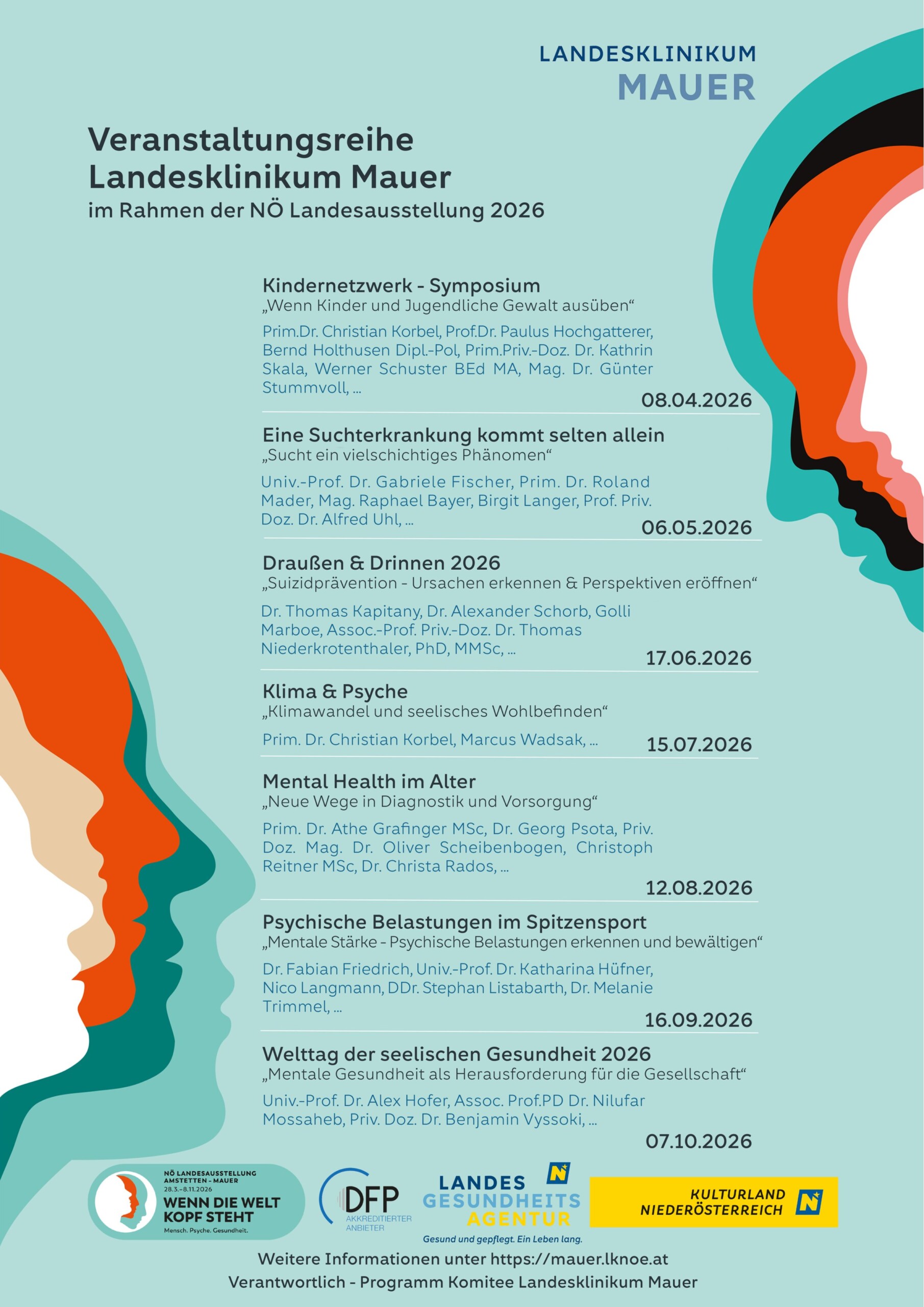 Veranstaltungsreihe Landesklinikum Mauer 2026 A2